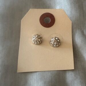 Sparkling Rhinestone Stud Earrings
